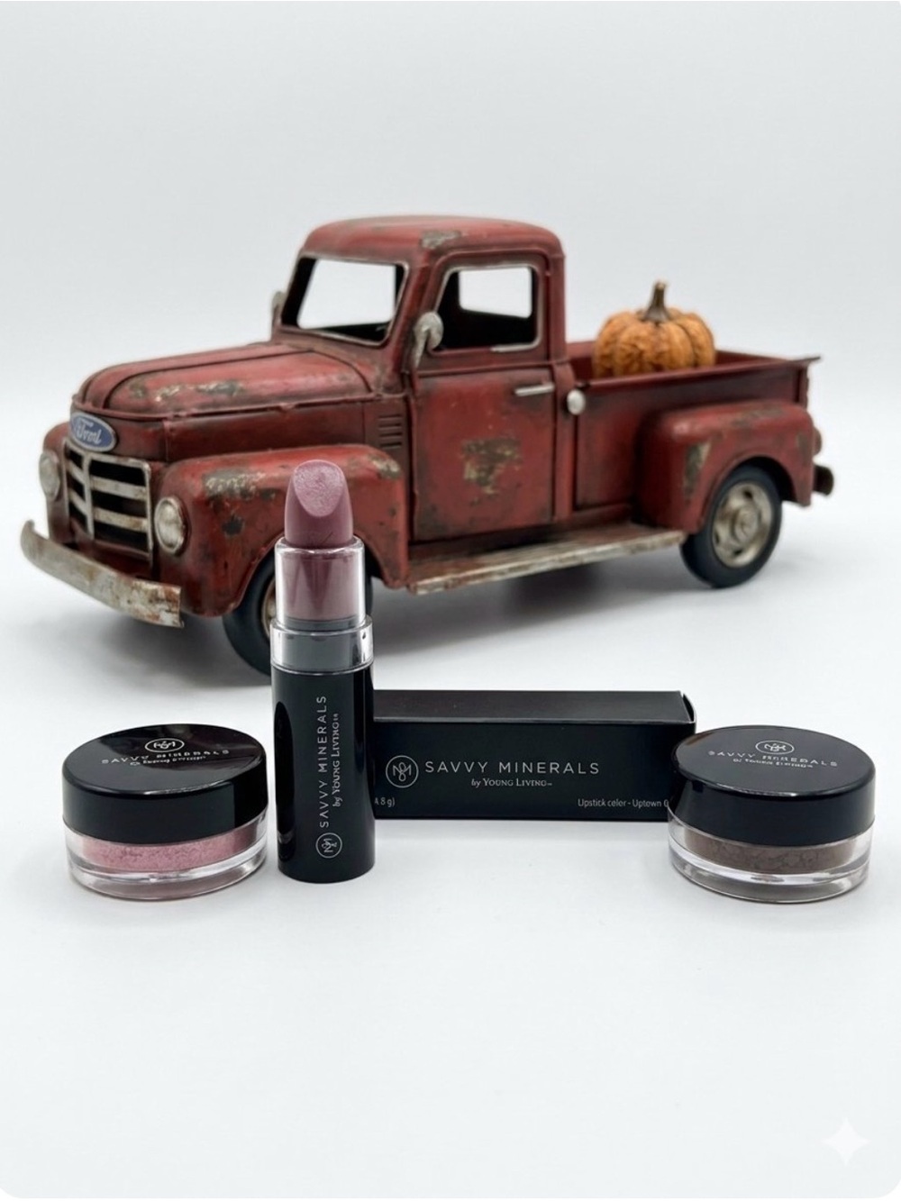 Creamy Lipstick & Mineral Shimmer Set - Dusty Rose